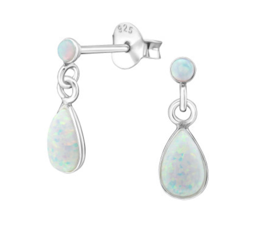 Children's deals opal earrings