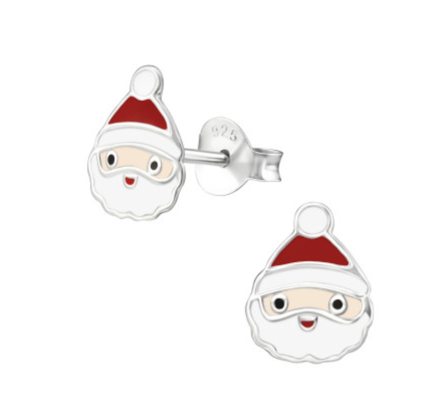 Santa 2024 claus earrings