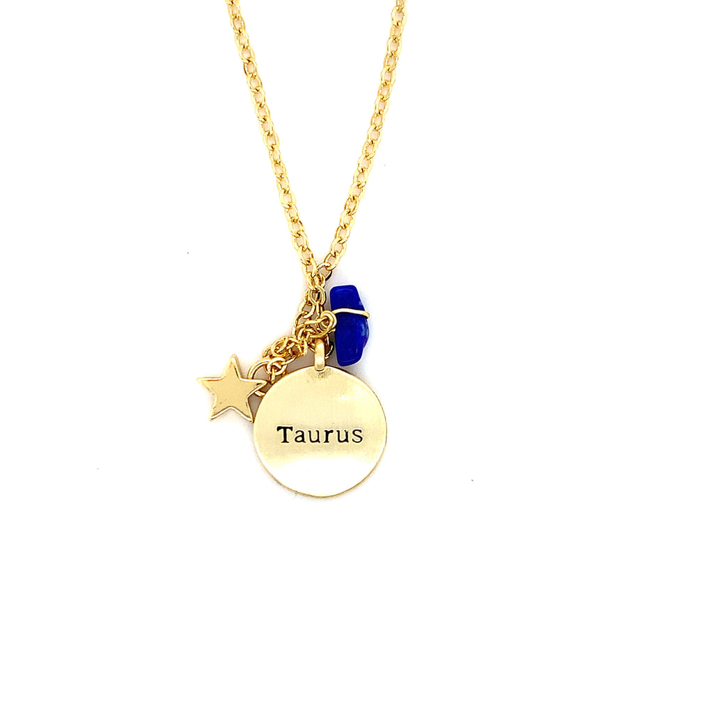 Ginger Moon Taurus Necklace