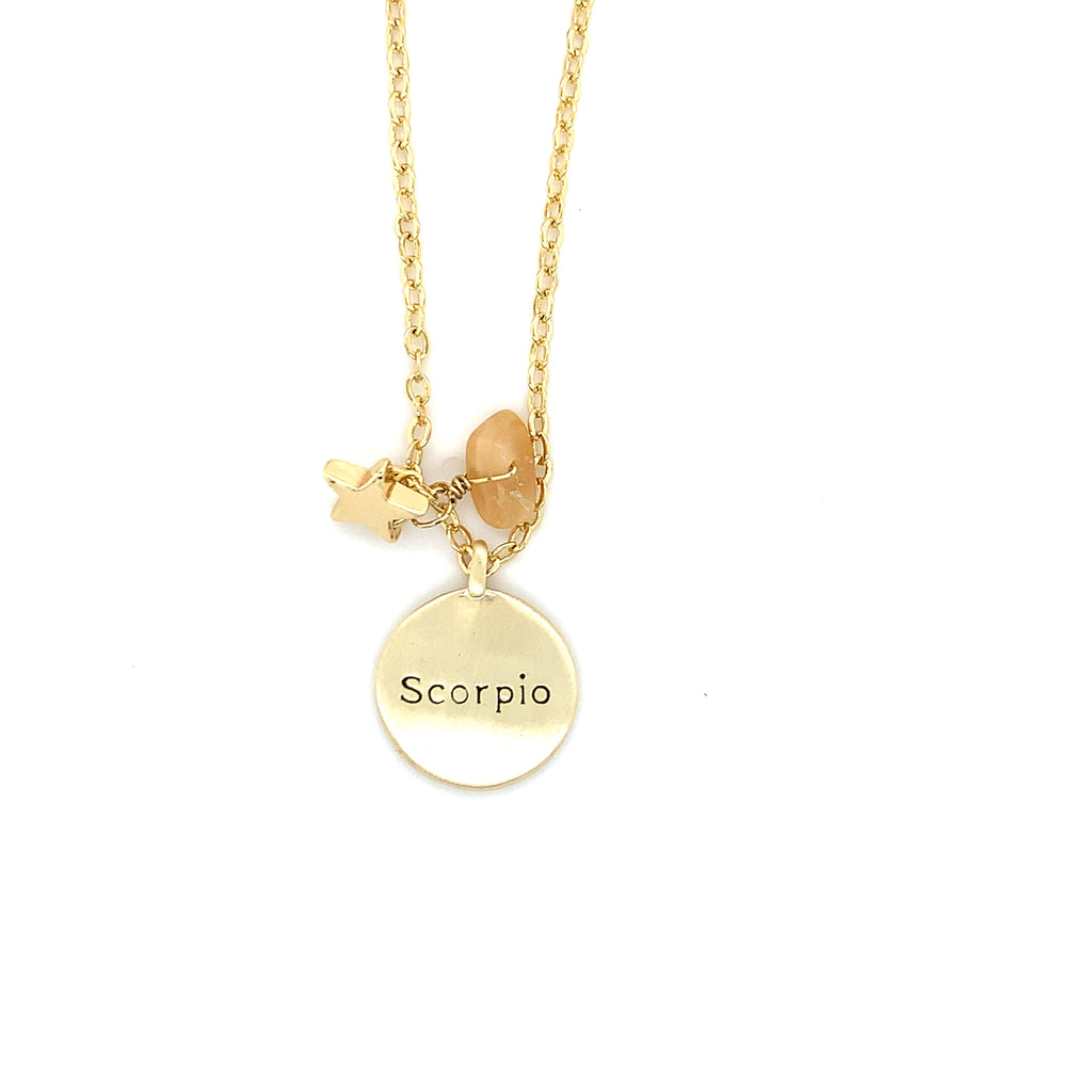 Ginger Moon Scorpio Necklace