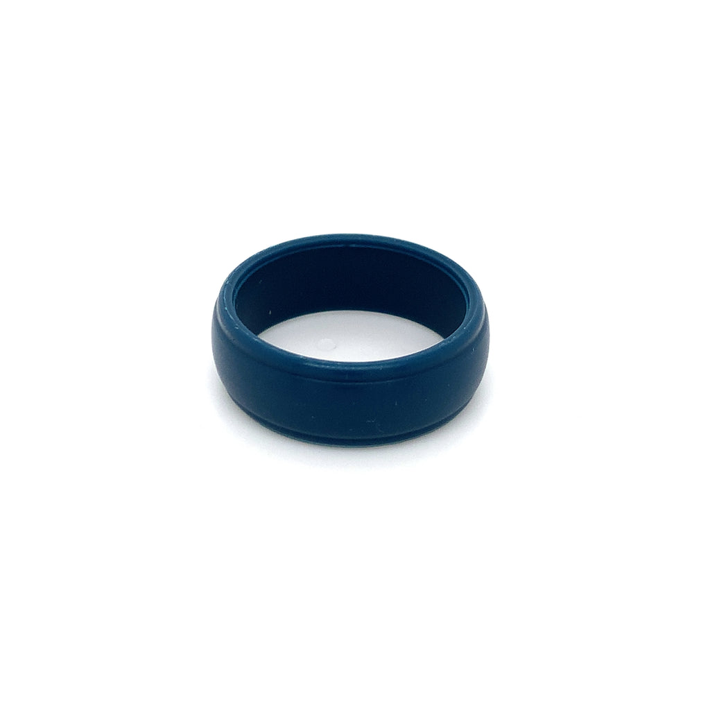 Blue Silicone Rings