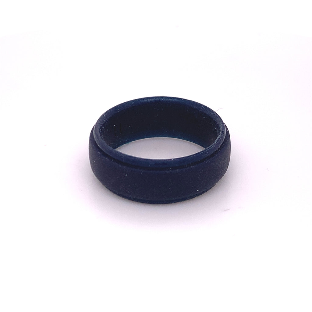 Navy Silicone Rings