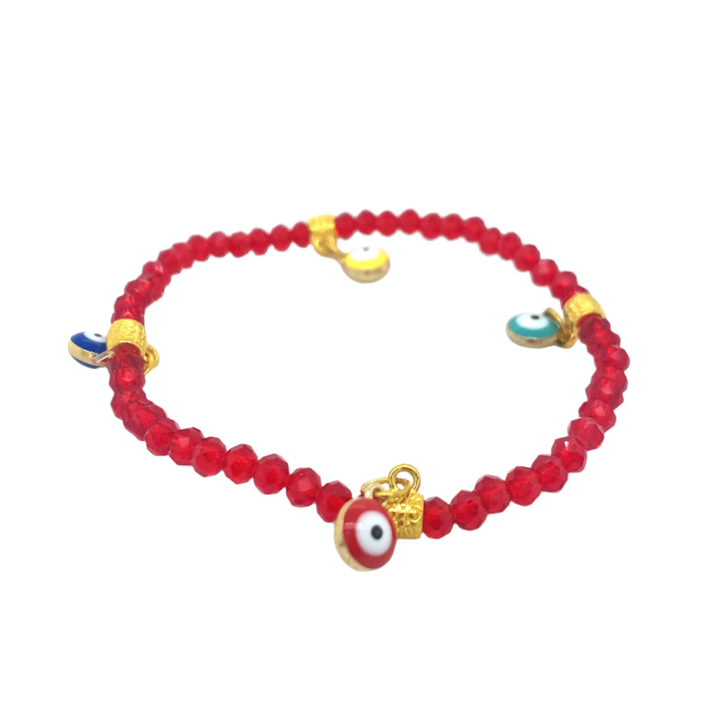 Red Mati Evil Eye Crystal Bracelets