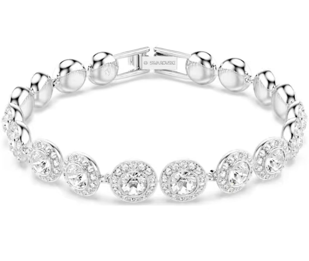 Una Angelic Round Cut Tennis Bracelet