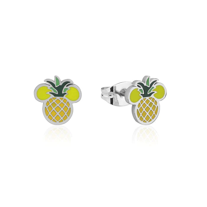 Mickey Mouse Pineapple Stud Earrings