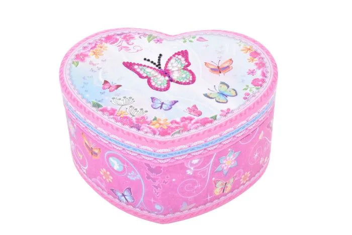 Musical Jewellery Box - Butterfly Heart