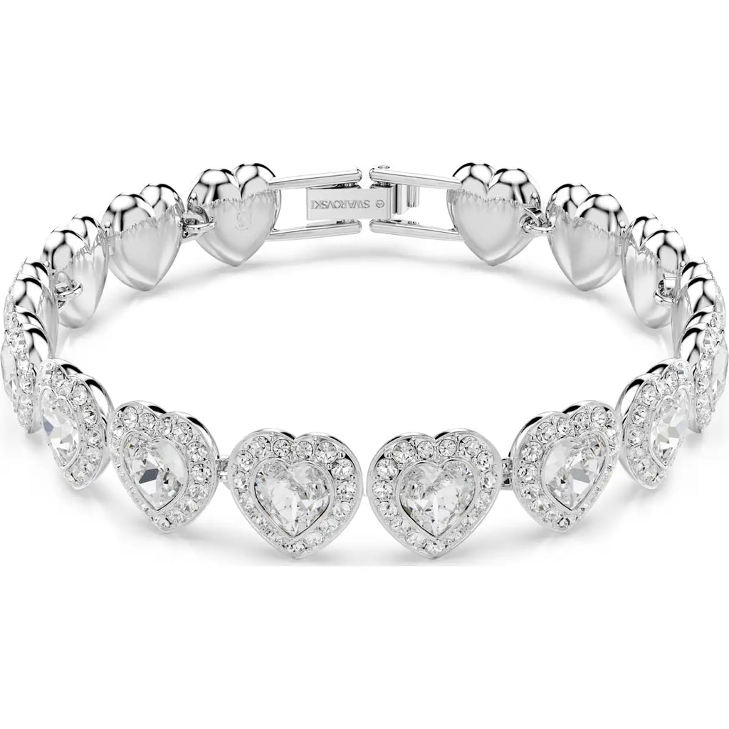 SS25 Capsule: Angelic Pave Heart CRY/RHS Bracelet (M)