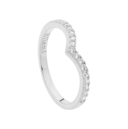 Ring - Wishbone CZ Silver Ring