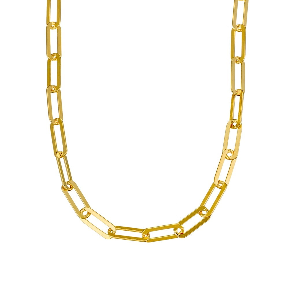 Necklace-  Long Paperclip Chain