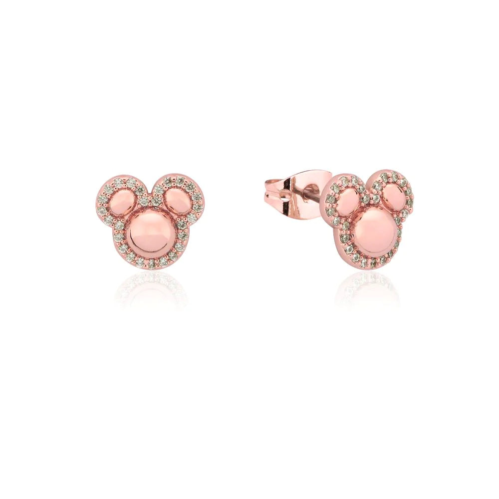 Mickey Crystal Halo Earrings - 3 colours available