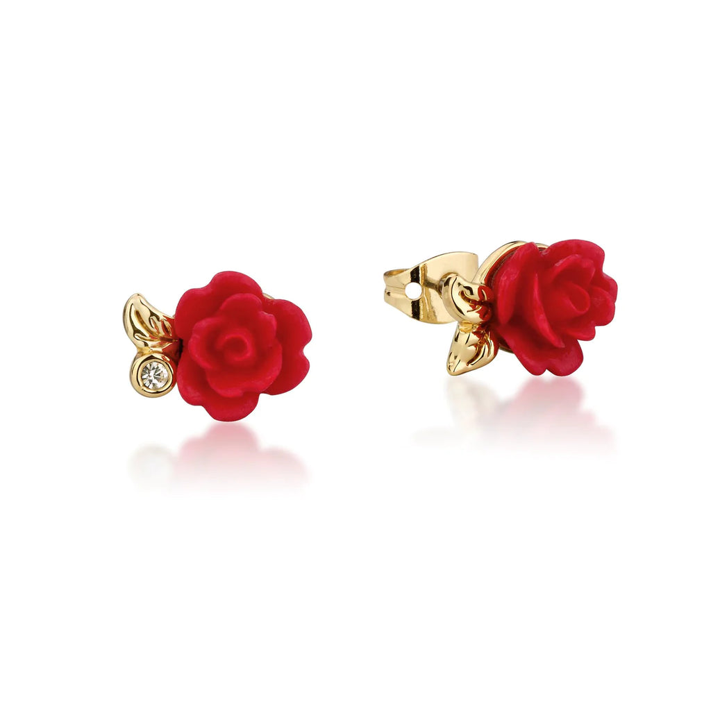 Beauty & The Beast - Enchanted Rose - Stud Earrings - 3 colours available