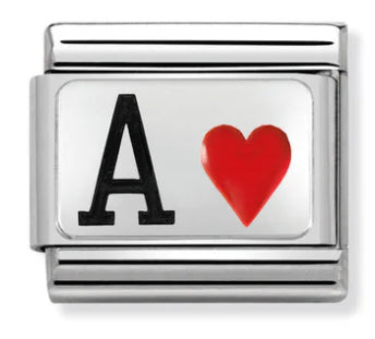 Ace of Hearts Silver Charm