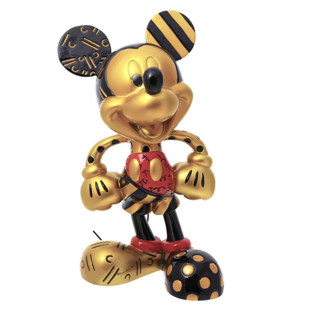 Limited Edition Mickey Numbered Metallic Gold & Black Figurine - Large