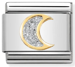 Glitter - Moon Gold Charm