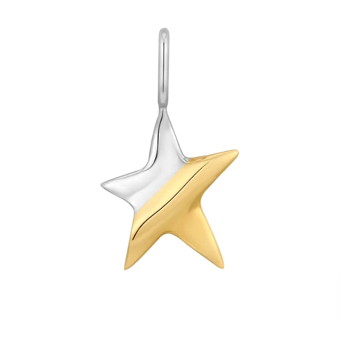 Pop Charm - Two Tone Star Charm