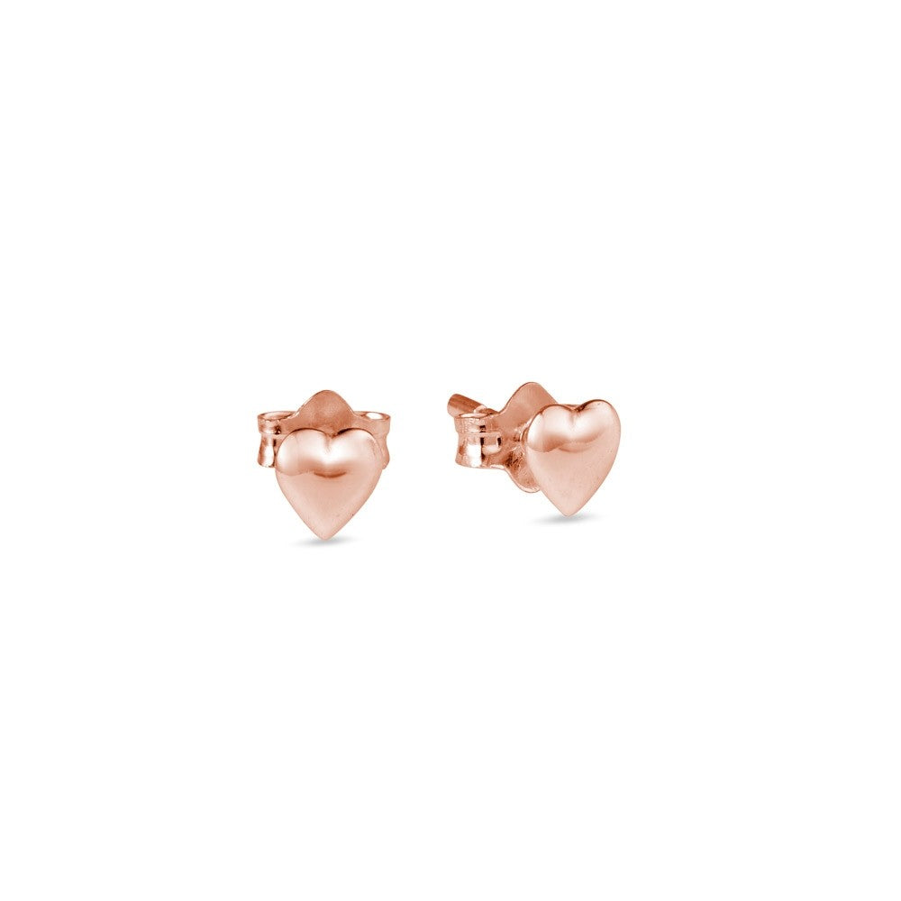 Earring - Raised Heart Studs