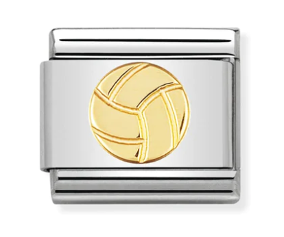 Sports - Volleyball/Netball Gold Charm