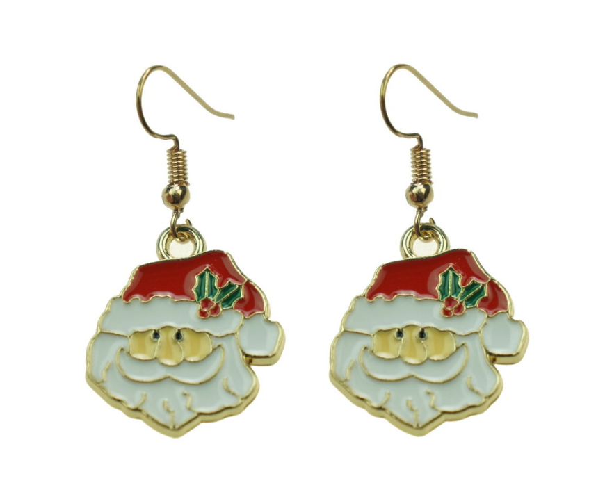 Christmas Santa Fashion Earrings