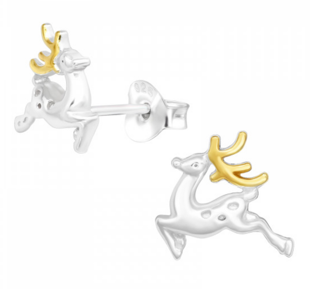 Christmas: Kids Reindeer Stud Earrings