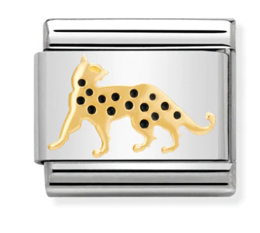 Animals - Leopard Gold Charm