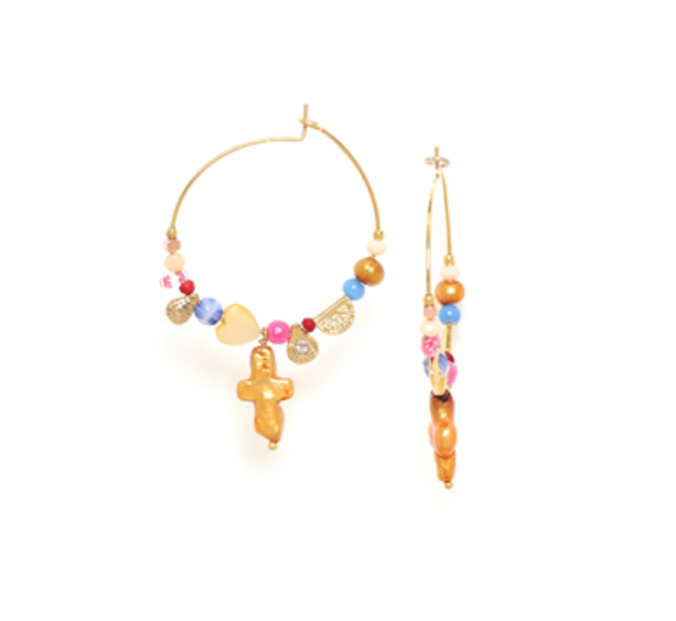 CALI medium creoles earrings