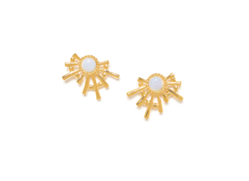 ELLEN "sun rays" stud earring