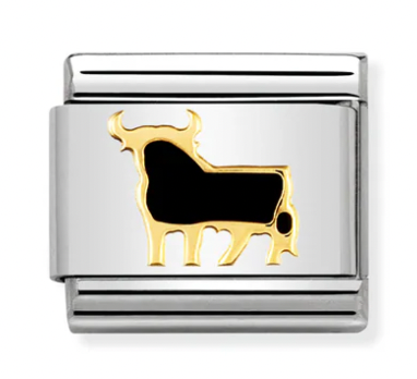 Animals - Spanish Bull Gold Charm