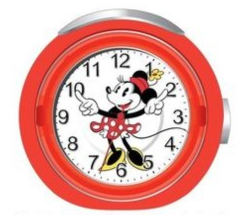 Minnie Alarm Clock - Red