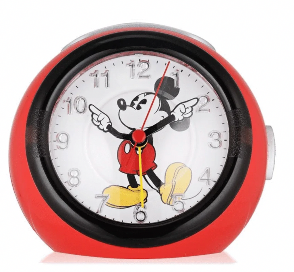 Mickey Alarm Clock- Red