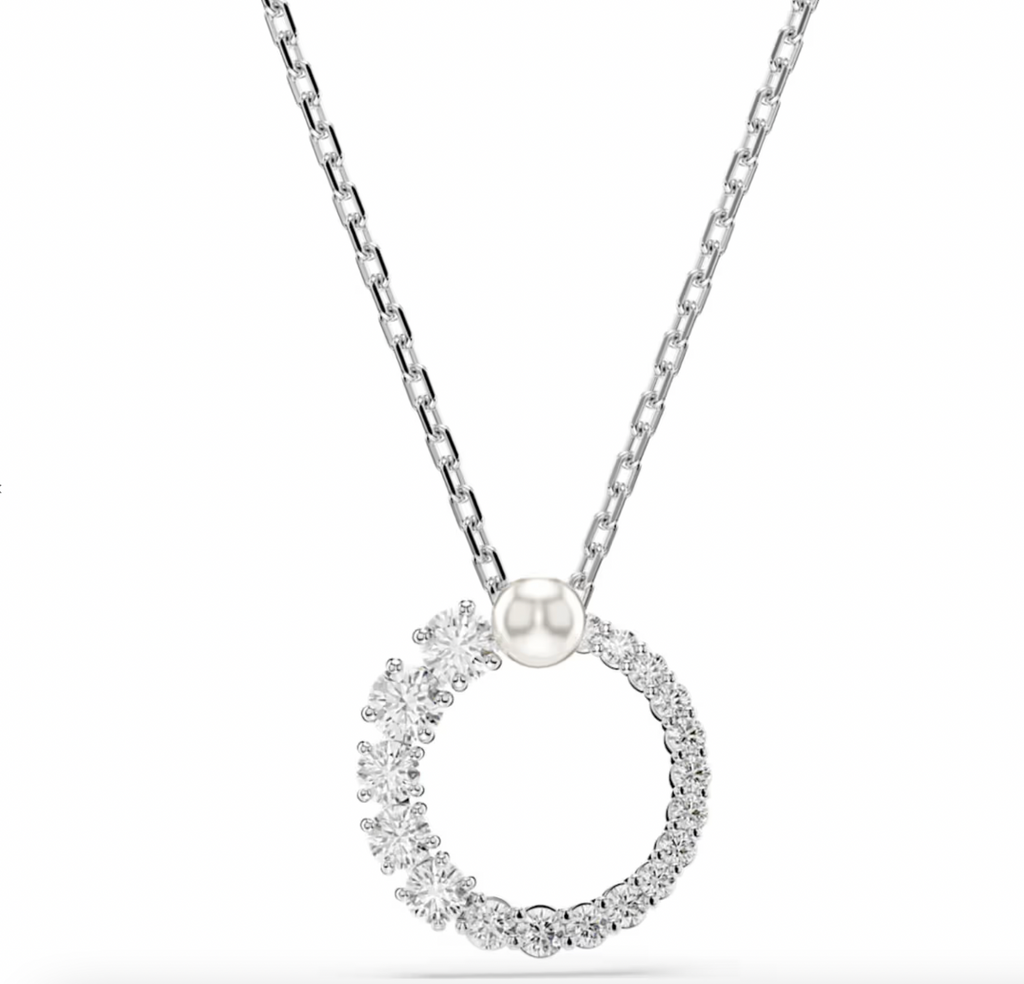 Matrix Pearl Circle Pendant - 2 colours