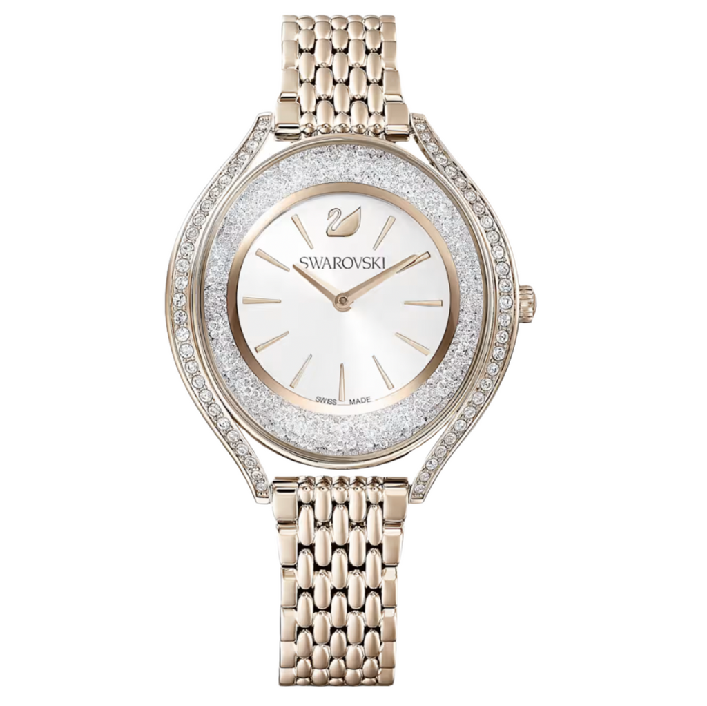 Crystalline Aura Champagne Gold Watch