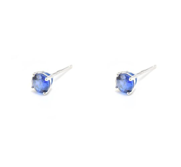 Coloured CZ Stud Earrings - 3 colours