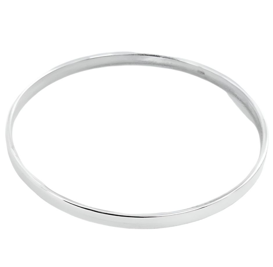 Silver 65mm Bangle