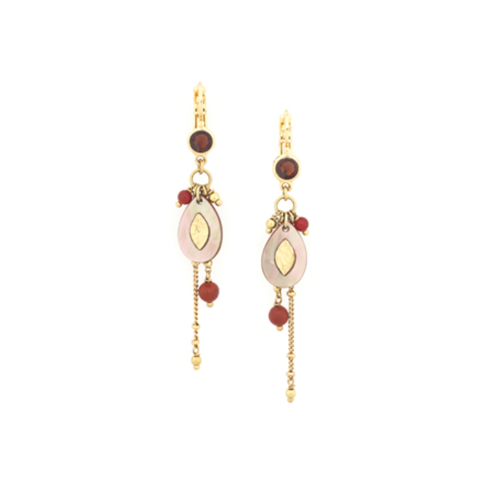 LOUISON multidangles french hooks earrings