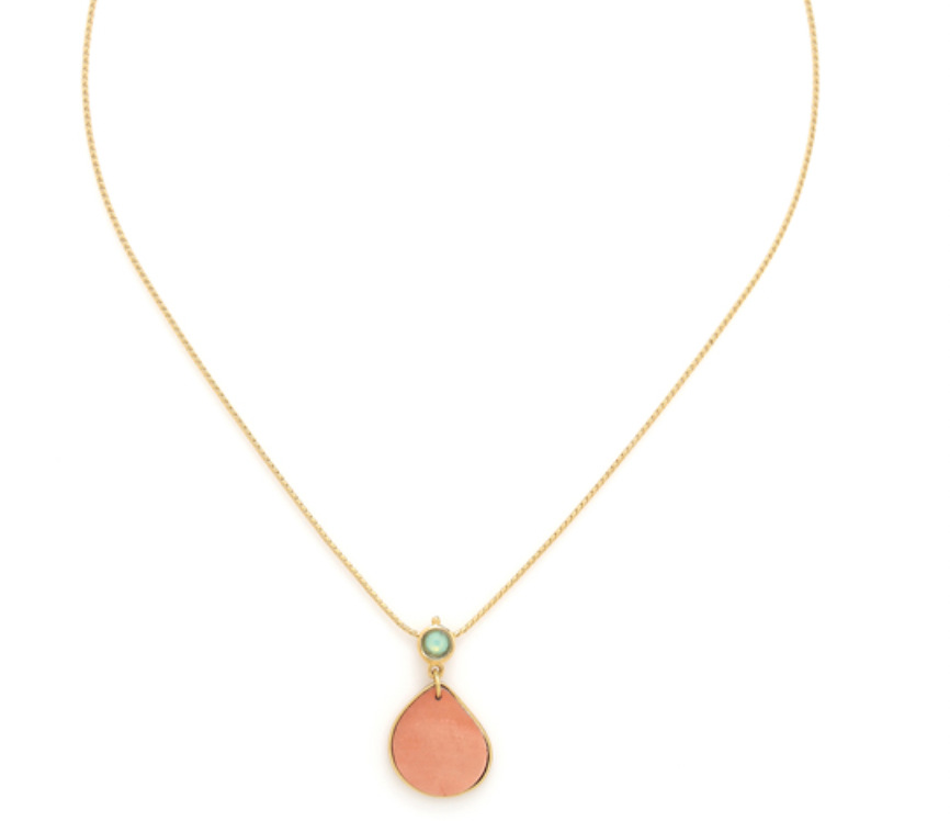 AURORE Laminated Pendant Necklace