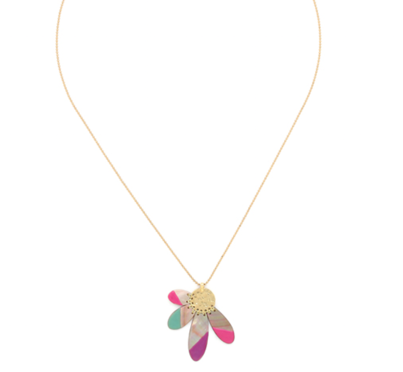 LORETTE 4 Petals Pendant Necklace