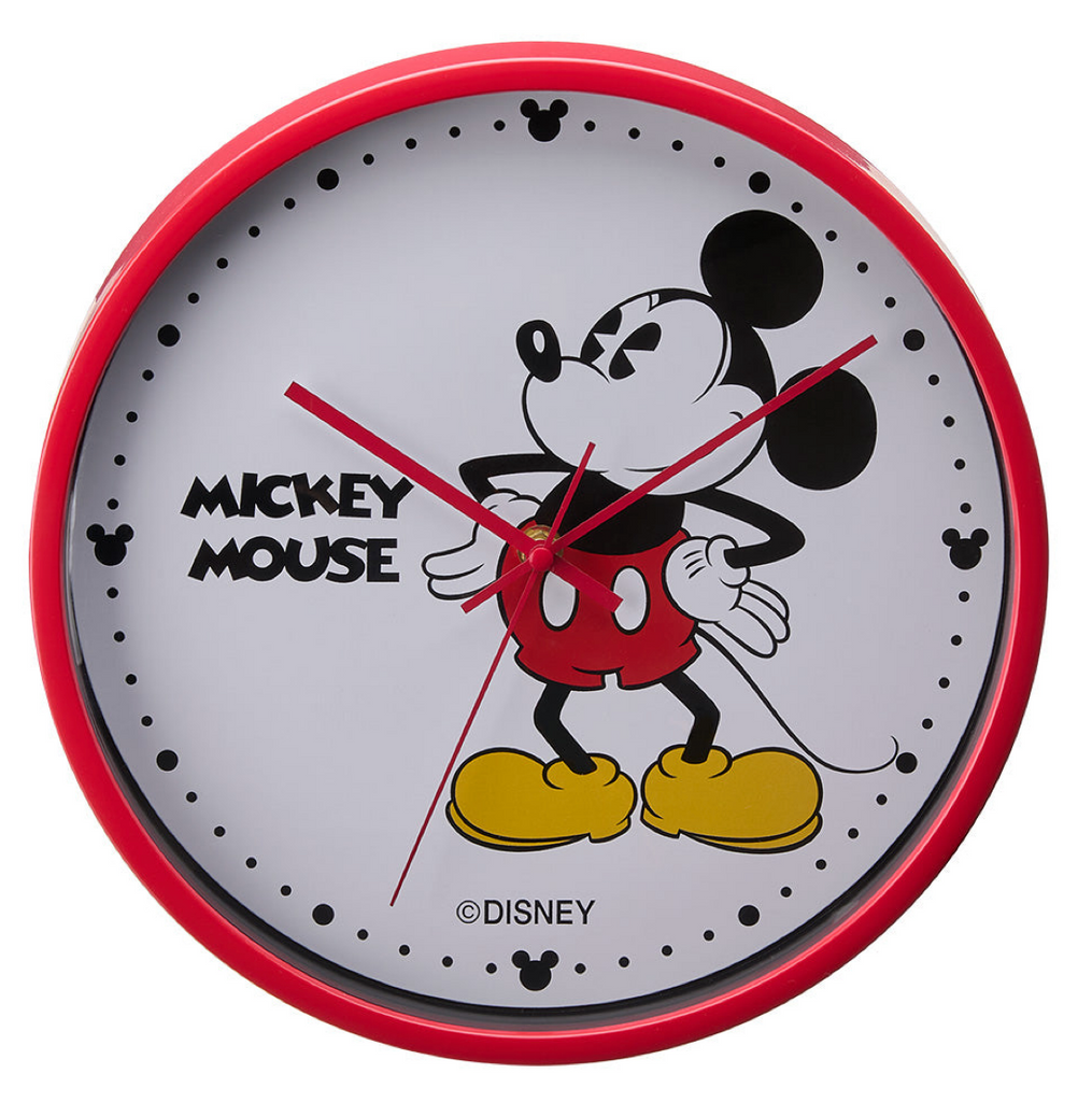 Disney Mickey Mouse 30cm Wall Clock - Red