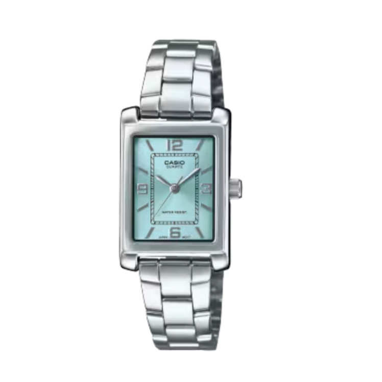 Casio Ladies Ana Tunneau  Blue Face, S/Steel Band Watch