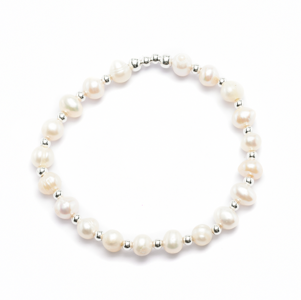 Elastic Bracelet - Fresh Water Pearls