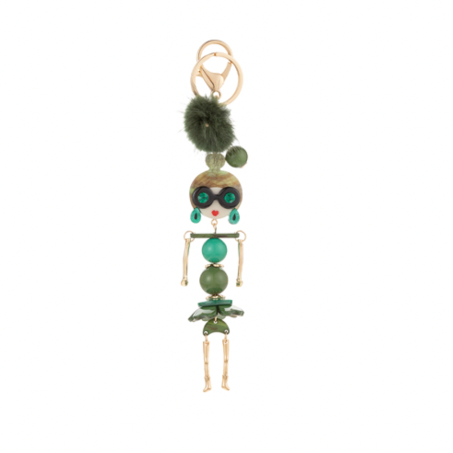 Sia Lady Keyring - 4 colours