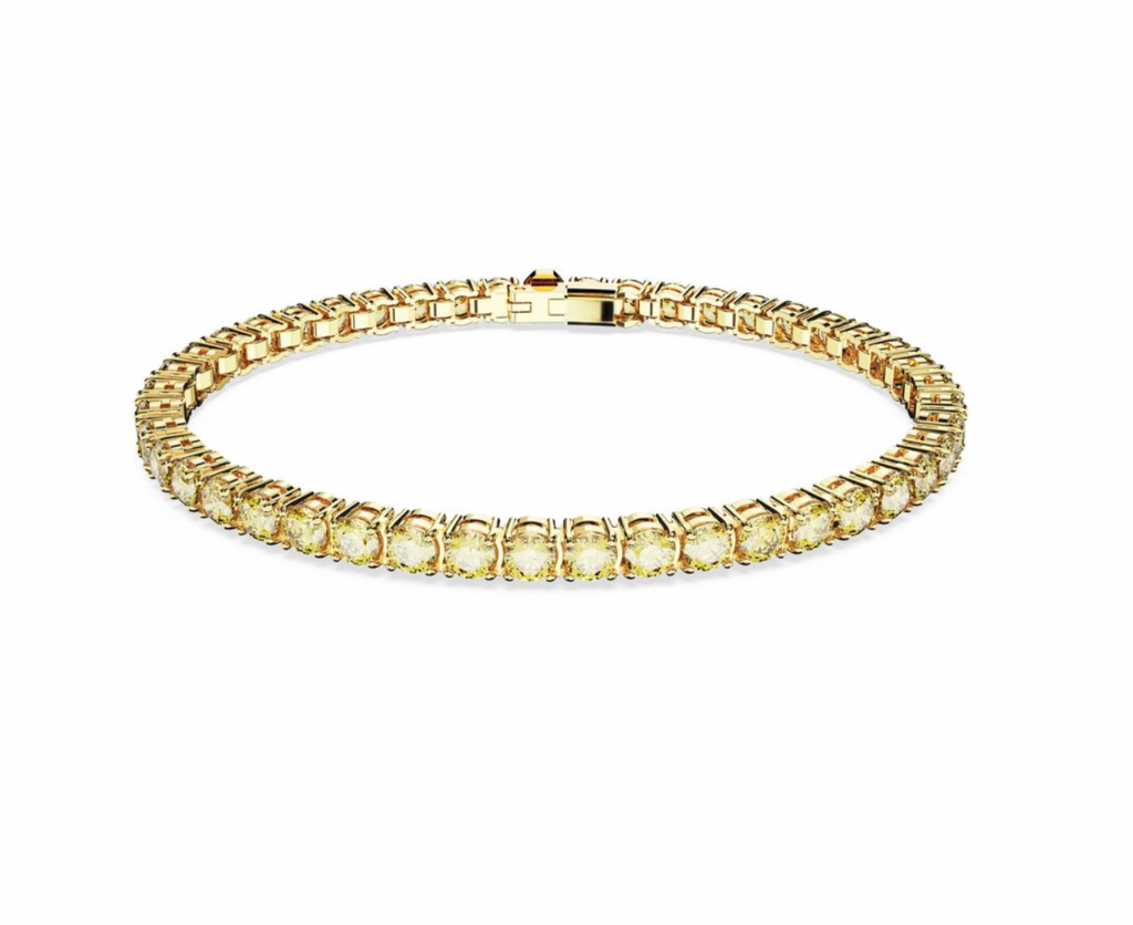 Matrix Round Cut, Yellow Tennis Bracelet