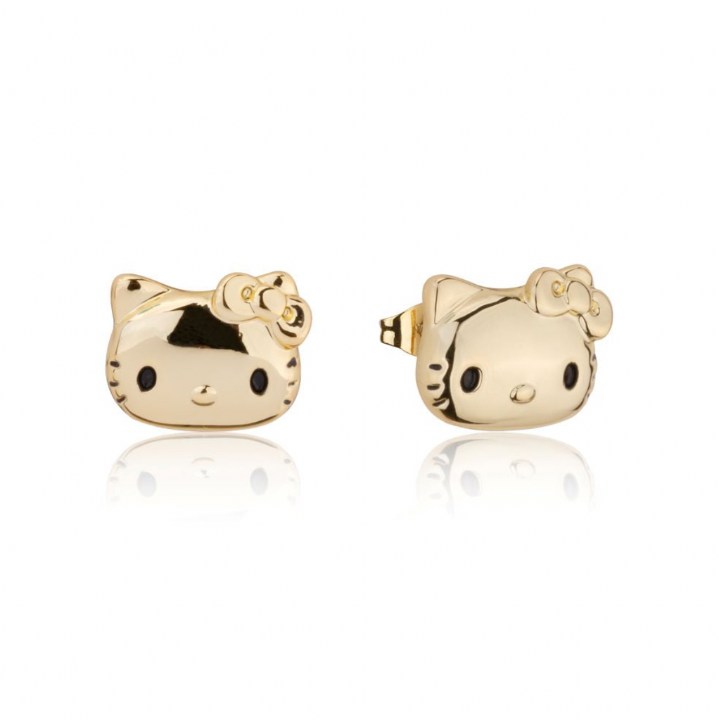 Sanrio - Hello Kitty - Gold Necklace & Stud Earring