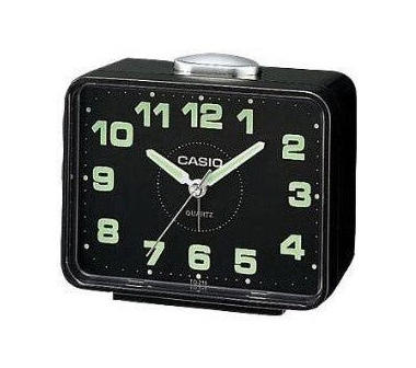 Casio Black Analog Rectangle Clock