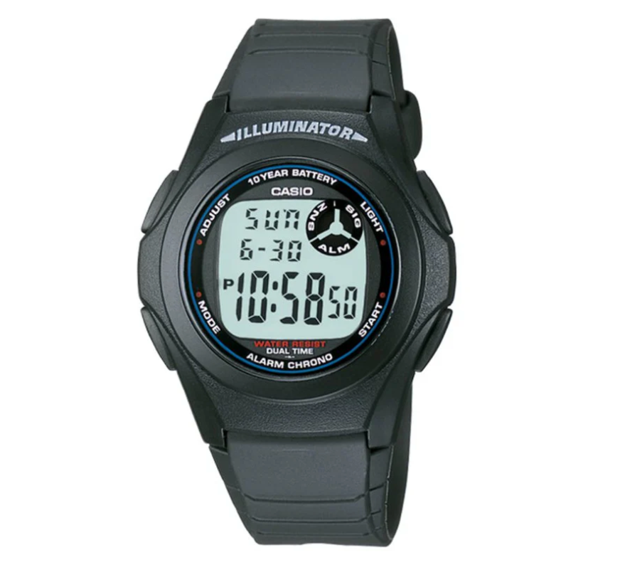 Casio Men Black Vintage Digital Watch