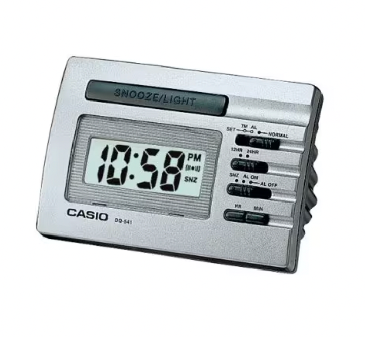 Casio Grey Digital Desktop Alarm Clock