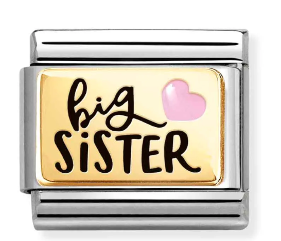 Family - Big Sister Gold Charm