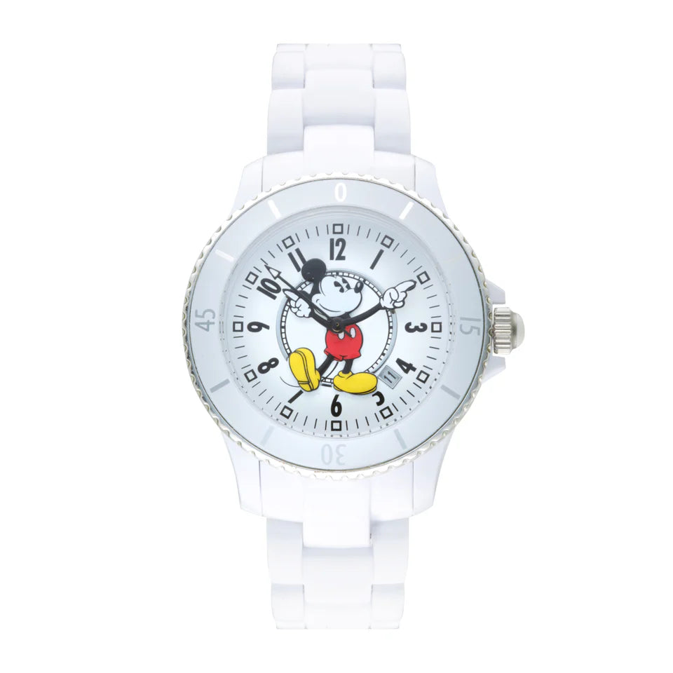 Disney Mickey Mouse White/White Sports Watch