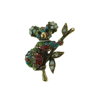 Brooch - Rainbow Koala