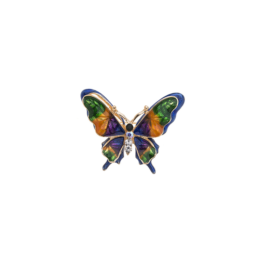 Brooch - Green Butterfly