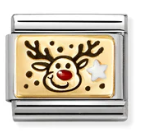 Christmas - Rudolph Gold Charm